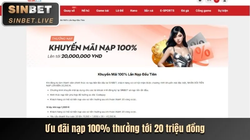 Tiền cược miễn phí thể thao